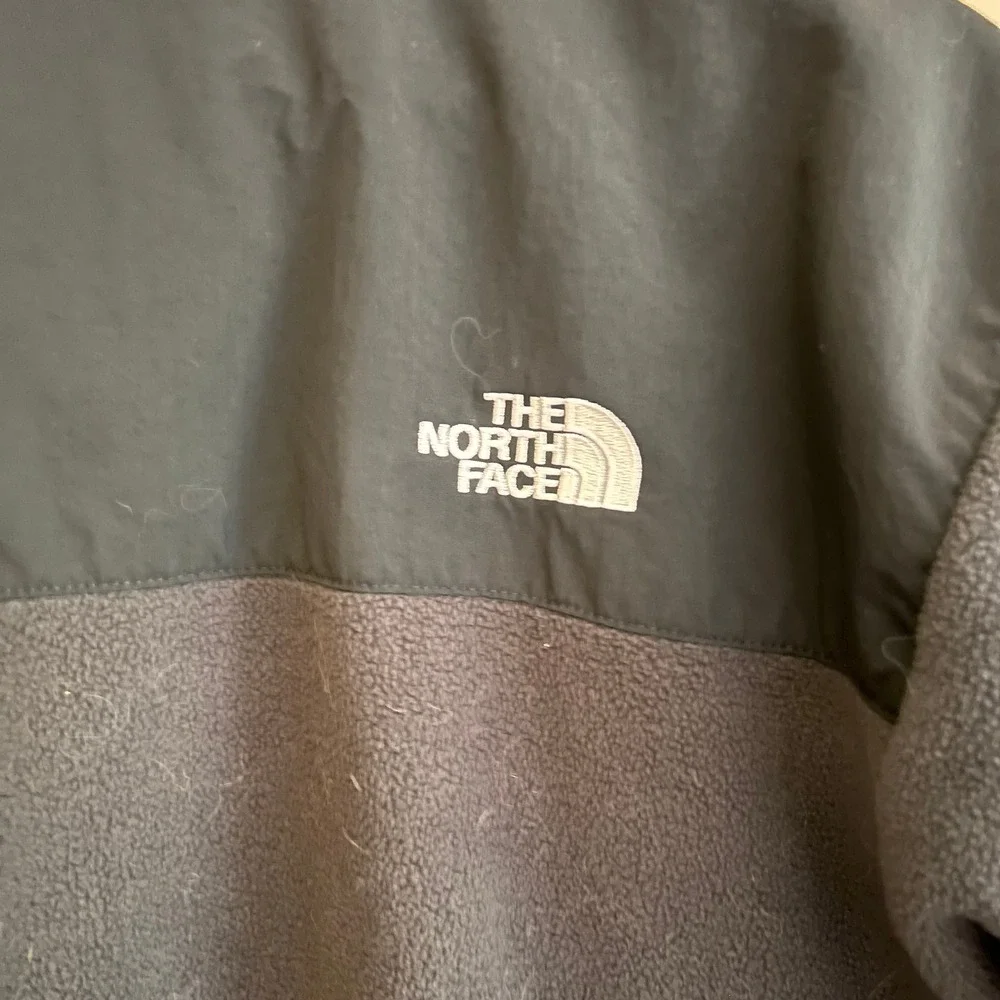 The North Face‎ Mens Denali Fleece Full Zip Jacket Black Hiking Cozy Size Medium